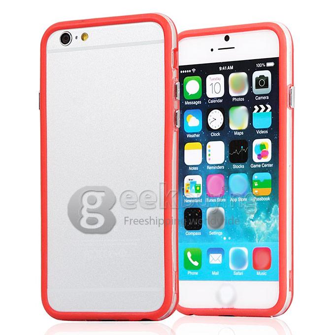 Protective Premium Bumper Frame Skin Case Cover with Plastic Side Buttons For 5.5
