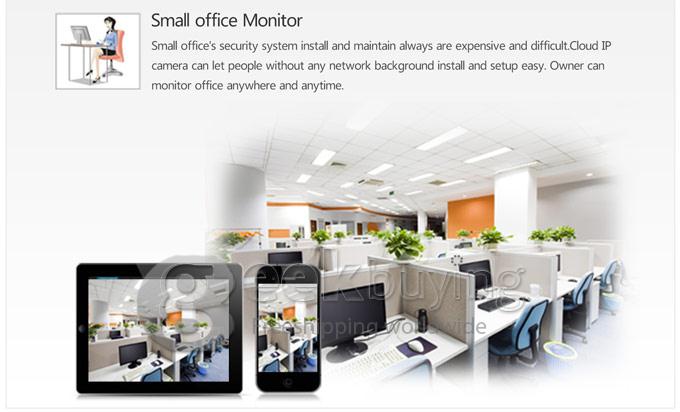 ESCAM QD530 HD 720P P2P ET Type Dome IP Camera ONIVF Smart Phone View 2 Array IR Nightvision