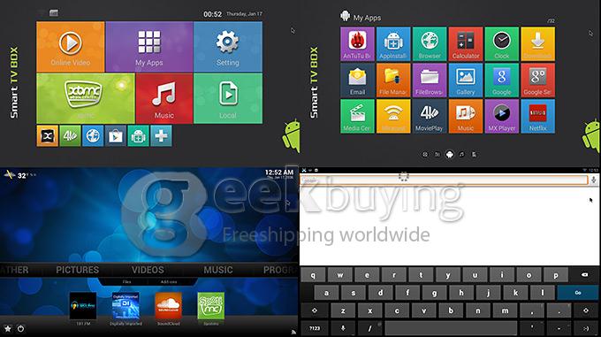ZD M8 Amlogic S802 2.0GHz Android 4.4 UHD 4K TV BOX HDMI HDD Player 2G/8G Clock Display 2.4/5G WIFI Bluetooth Miracast OTA -Black