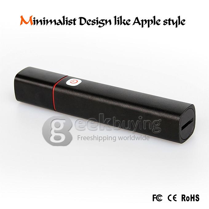CIGAR C3 The First Aluminum Power Bank Torch with Cree LED Glare Lighting & Replaceable Battery - Black