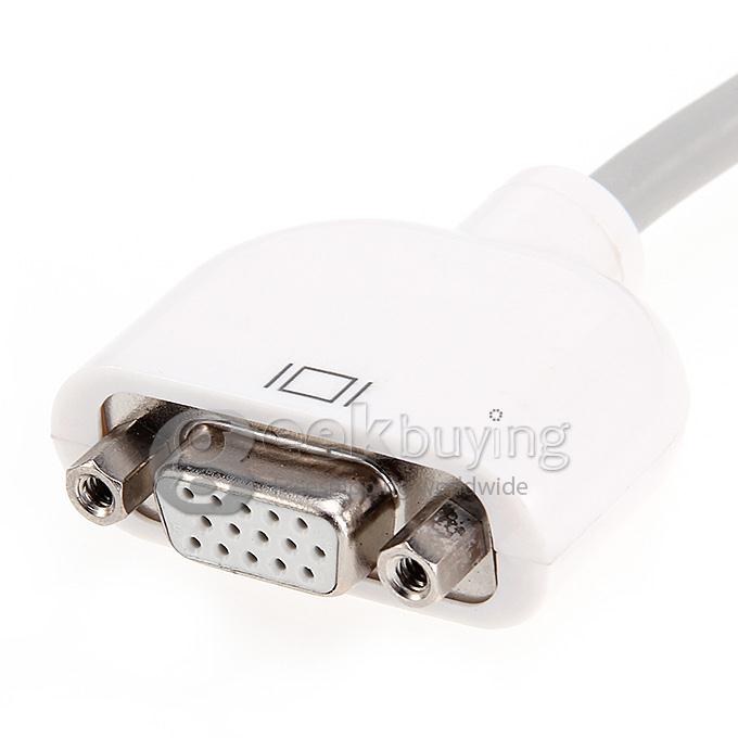 Mini DVI Port to VGA Adapter for Apple iMac Monitor Projector
