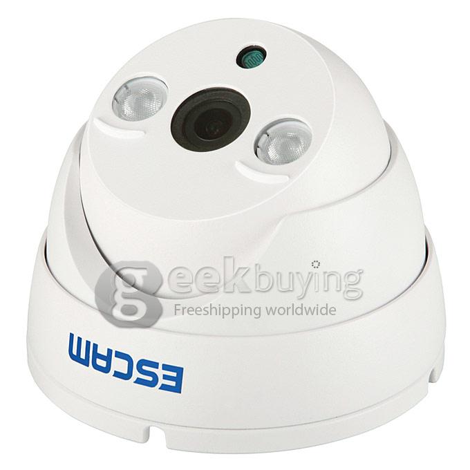 ESCAM QD530 HD 720P P2P ET Type Dome IP Camera ONIVF Smart Phone View 2 Array IR Nightvision
