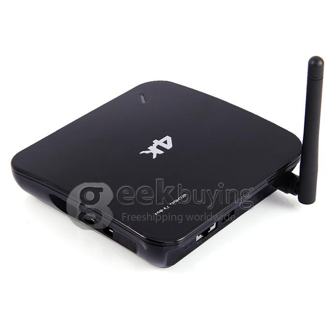 TV01II RK3288 Quad Core 1.8GHz Android 4.4 Mini TV Box HDMI HDD Player 2G/8G Bluetooth 2.4G/5G WIFI Bluetooth OTG Built-in Mic DLNA - Black
