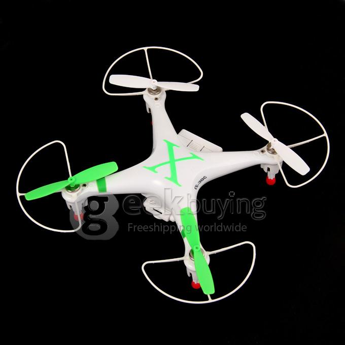 Cheerson CX-30C 4CH RC Quadcopter 6 Axis Gyro 0.3MP Camera LED Lights 360 Rotating Remote Control RTF - Green