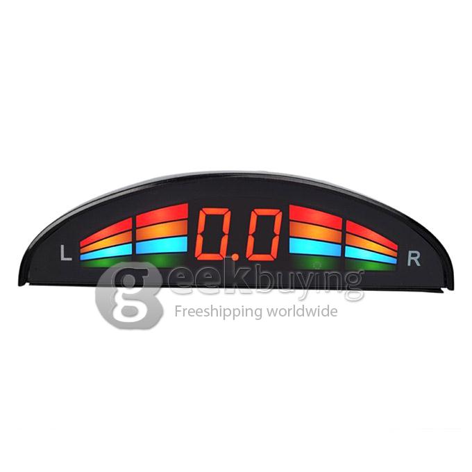 XD064 4 Sensors Car Parking Reverse Radar System with LED Display