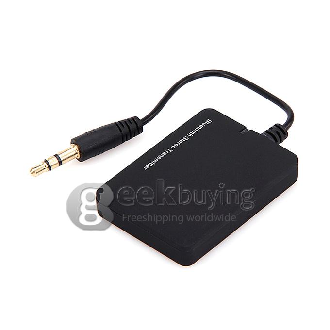 New Wireless 2.4GHz Bluetooth V2.1 A2DP 3.5mm Stereo HiFi Audio Dongle Adapter Transmitter - Black