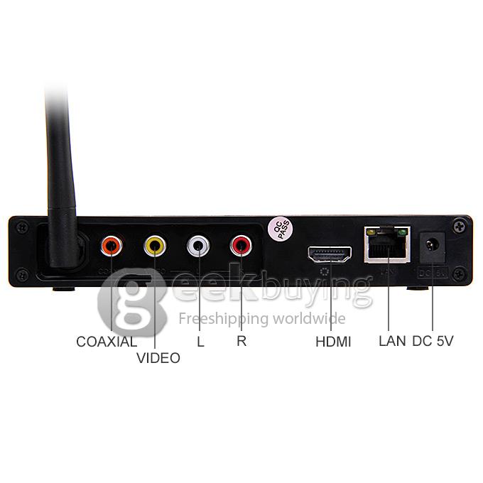ZD M8 Amlogic S802 2.0GHz Android 4.4 UHD 4K TV BOX HDMI HDD Player 2G/8G Clock Display 2.4/5G WIFI Bluetooth Miracast OTA -Black