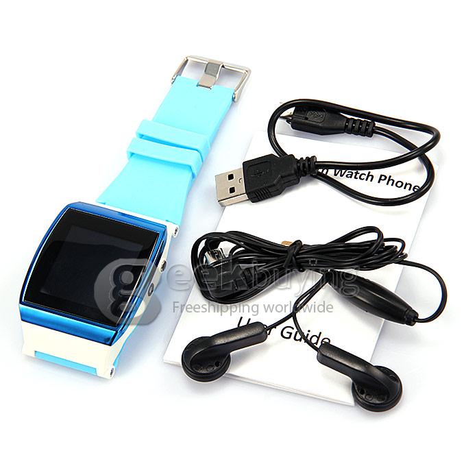 1.55'LED U8 Pro Bluetooth Watch Touch Screen Smart Watch Phone for Android iPhone -Blue