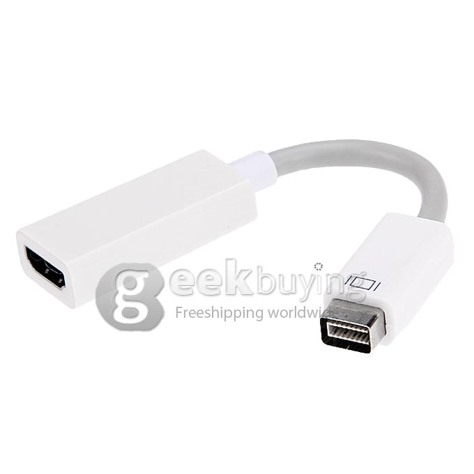 Mini DVI to HDMI Monitor Video M/F Adapter Converter Cable Cord for iMac Macbook