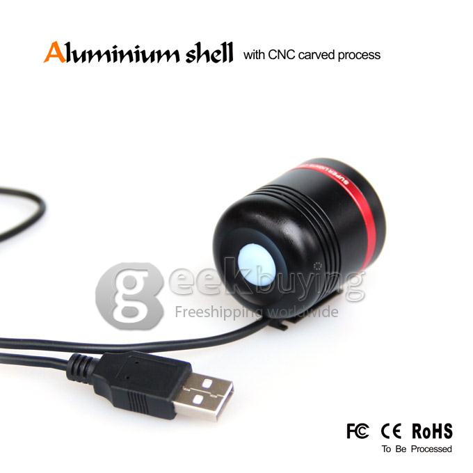 DARK KNIGHT K1S Cree XM-L U2 1230LM Multifunctional 1230LM Desk Lamp Headlamp LED Flashlight Outdoor Bicycle Light - Red + Black