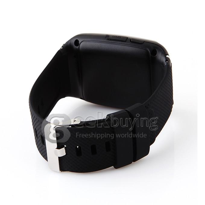 Q2 Smart Bluetooth 1.54 Inch Touch Screen Watch Support SYNC Anti Lost Mic FM Pedometer Music Play - Black