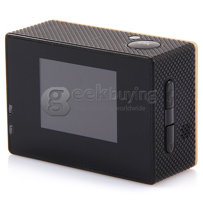 SJCAM Original SJ4000 WiFi Action Camera Novatek 12MP 1080P H.264 1.5 Inch 170 Degrees Wide Angle Lens Diving HD Camcorder Car DVR support AV out - Golden