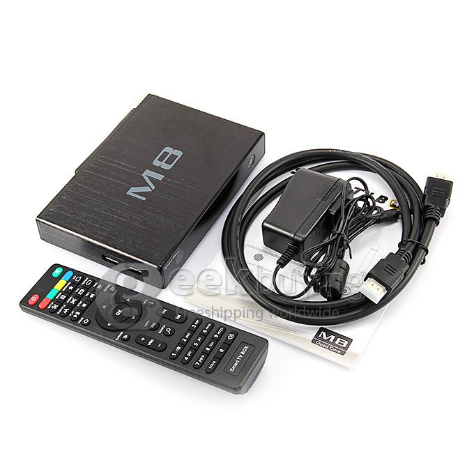 ZD M8 Amlogic S802 2.0GHz Android 4.4 UHD 4K TV BOX HDMI HDD Player 2G/8G Clock Display 2.4/5G WIFI Bluetooth Miracast OTA -Black