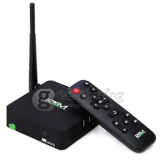RKM MK902II RK3288 1.8GHz Android 4.4 Mini TV Box HDMI HDD Player 1.8GHZ 2G/8G Dual Band 2.4/5G WIFI Bluetooth XBMC DLNA - Black