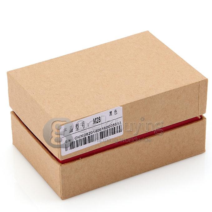 RWATCH M28 Anti Lost Smart Bluetooth Watch 1.4 Inch Touch Screen with Mic for Android Devices - Black