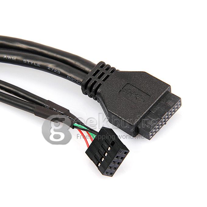 USB 3.0 Front Panel USB 3.0 Female*2 + USB 2.0 Female*2 - Black