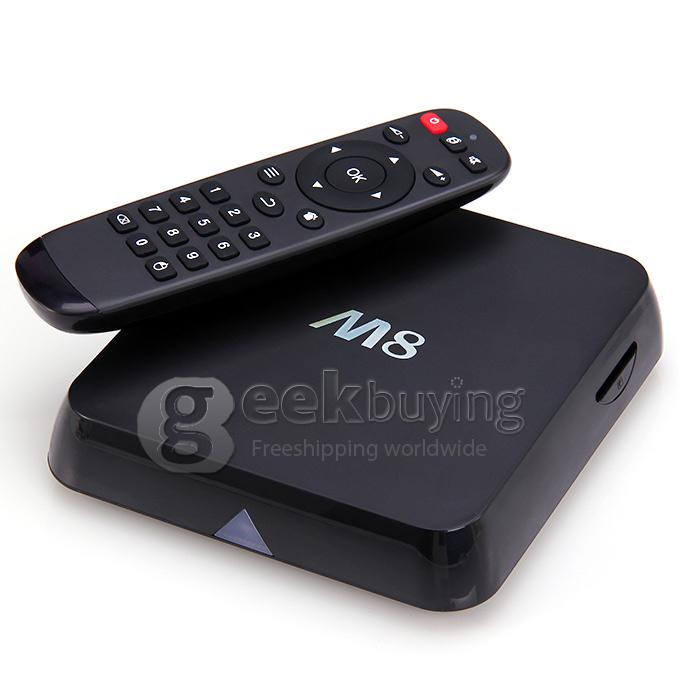 CM8 Amlogic S802 Quad Core 2.0 GHz Android 4.4 HD 4K Mini TV BOX HDMI HDD Player 2G/8G Dual Band 2.4G/5G WIFI BT4.0 XBMC Optical - Black