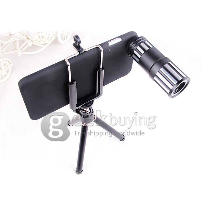 New Universal 12X Zoom Optical Lens Mobile Phone Telescope Camera For iPhone 6 Plus 5.5