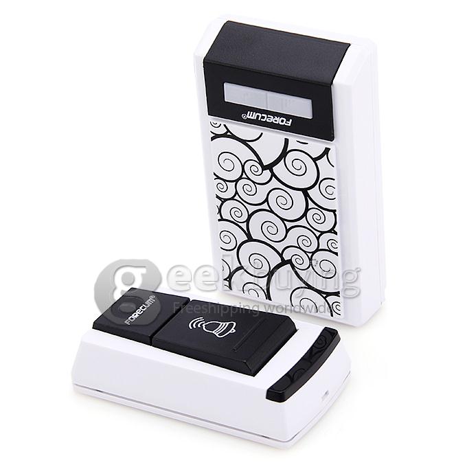 Forecum Smart Home Wireless Doorbell 36 Music Chimes 100 Meter Transmission Range Weatherproof 3*AAA (not included)