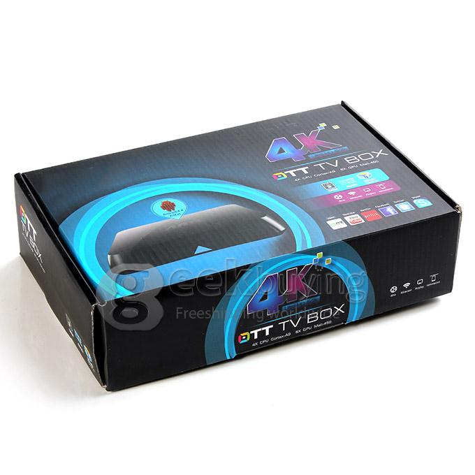 M8S Amlogic S802 Quad Core 2.0GHz Android 4.4 4K Mini TV BOX HDMI HDD Player 2G/8G Dual Band 2.4G/5G WIFI BT4.0 XBMC Optical DLNA -Black