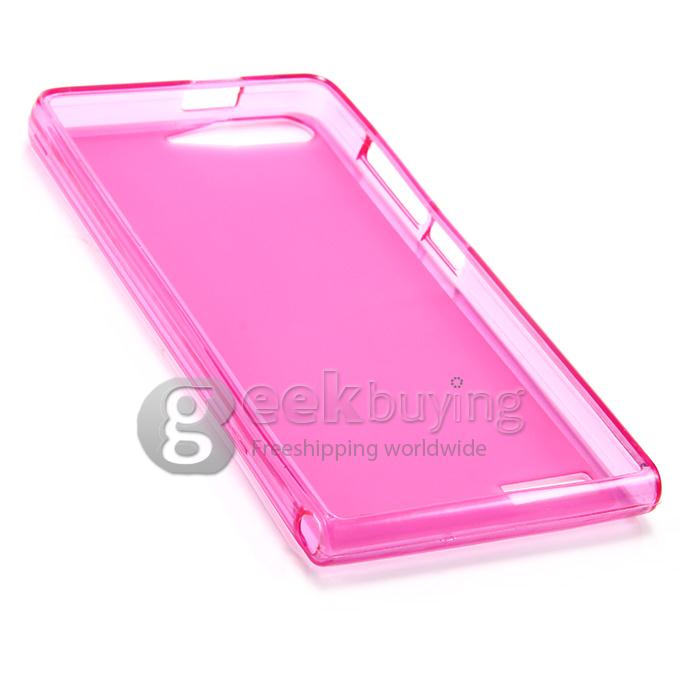 High Quality Protective Silica Gel Case for HUAWEI G6 P6 mini - Pink