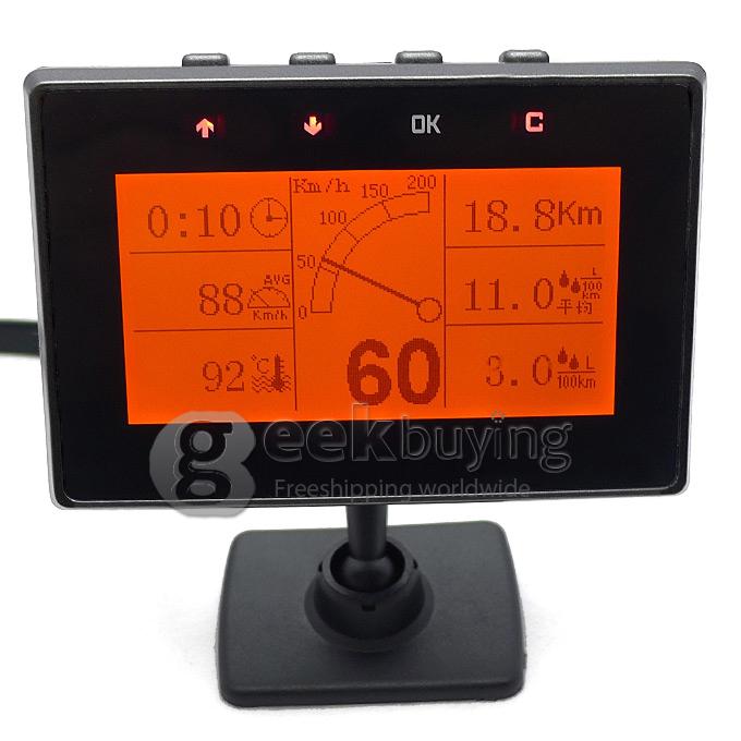 Y01 3.0 Inch Multi-Function Car Trip Computer support Information Display Alarm OBD II Diagnostic Tool