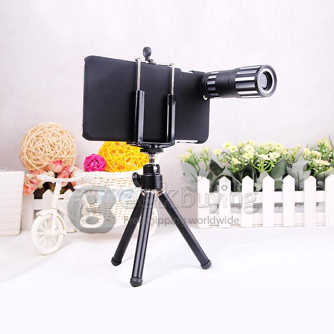 New Universal 12X Zoom Optical Lens Mobile Phone Telescope Camera For iPhone 6 Plus 5.5