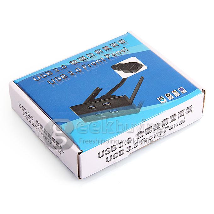 USB 3.0 Front Panel USB 3.0 Female*2 + USB 2.0 Female*2 - Black