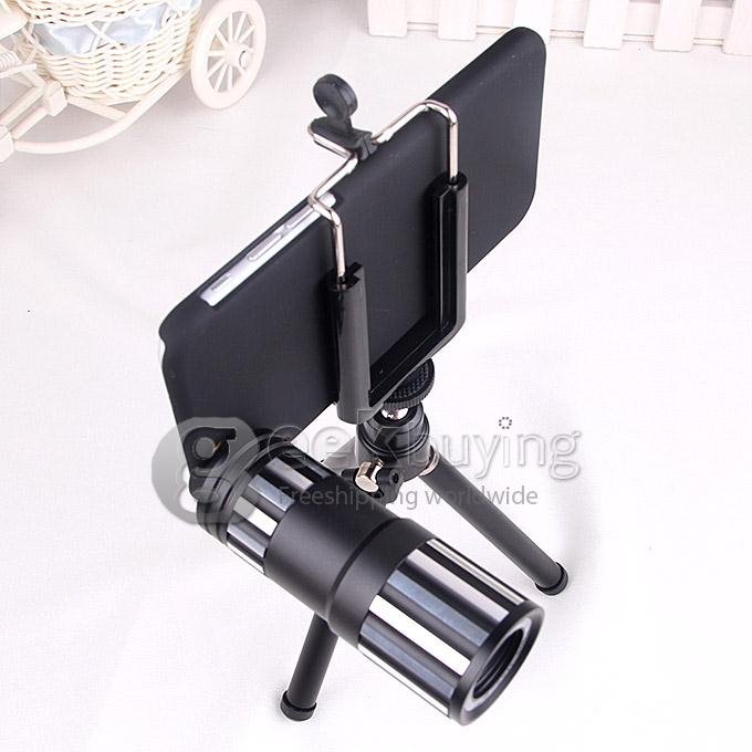 New Universal 12X Zoom Optical Lens Mobile Phone Telescope Camera For iPhone 6 4.7