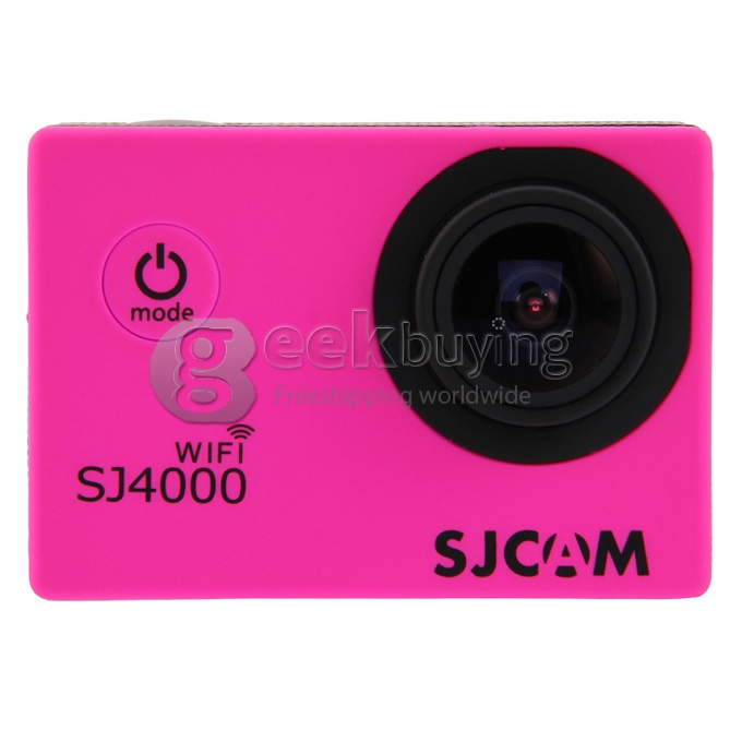 SJCAM Original SJ4000 WiFi Action Camera Novatek 12MP 1080P H.264 1.5 Inch 170 Degrees Wide Angle Lens Diving HD Camcorder Car DVR support AV out - Pink