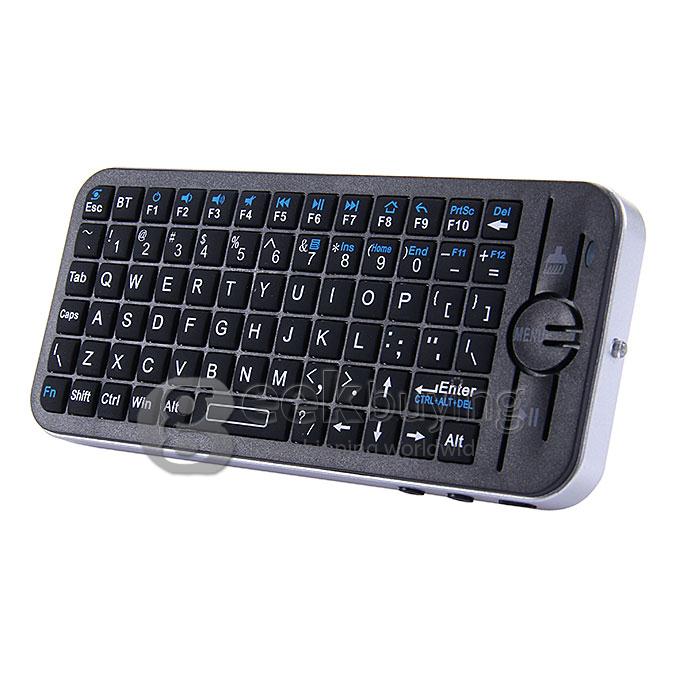 iPazzPort KP-810-16BR Chargeable Wireless Bluetooth Handheld Keyboard Teclado for iPhone Apple Fire TV Smartphone