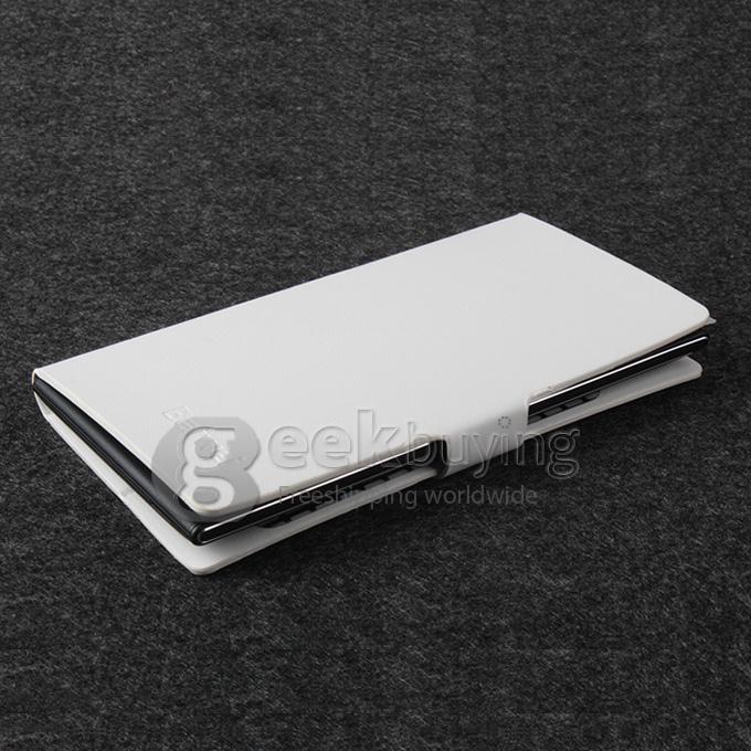 Protective PU Leather Hard Case Cover Shell for Elephone P10C - White