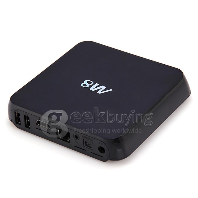 CM8 Amlogic S802 Quad Core 2.0 GHz Android 4.4 HD 4K Mini TV BOX HDMI HDD Player 2G/8G Dual Band 2.4G/5G WIFI BT4.0 XBMC Optical - Black