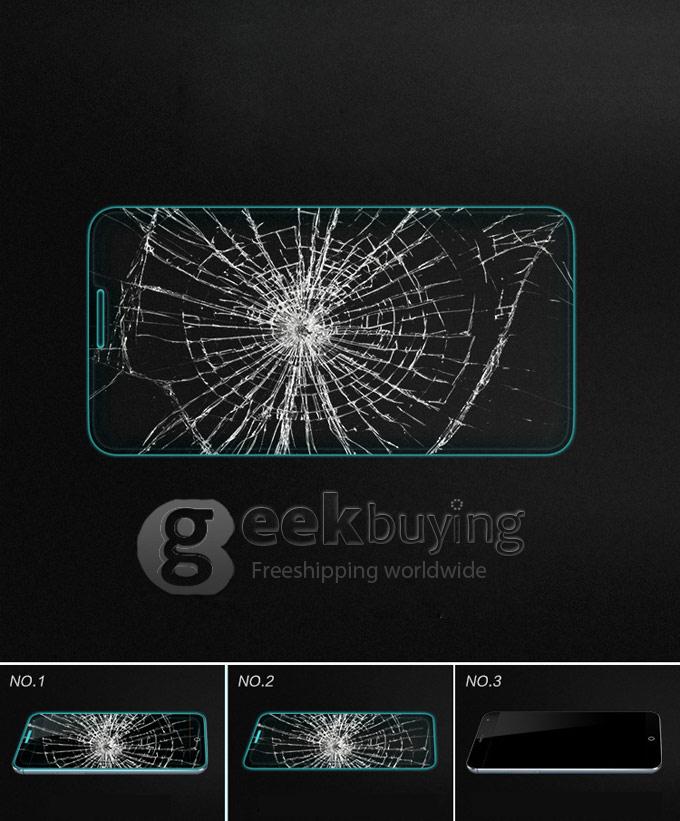 NILLKIN Amazing H+ Toughened Glass Membrane Screen Protector Film Arc Edge for MEIZU MX4 