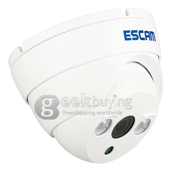 ESCAM QD530 HD 720P P2P ET Type Dome IP Camera ONIVF Smart Phone View 2 Array IR Nightvision