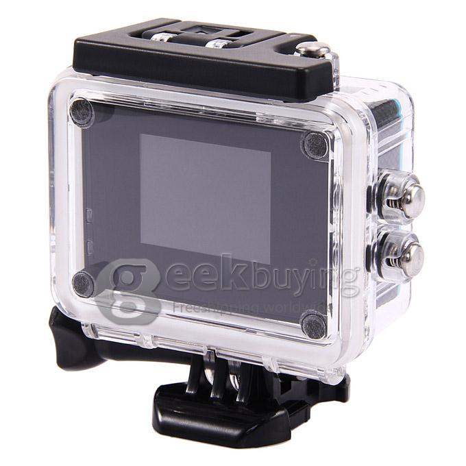 [US Stock]US PLUGOriginal SJ4000 WiFi Action Camera Novatek 12MP 1080P H.264 1.5 Inch 170 Degrees Wide Angle Lens Waterproof Diving HD Camcorder Car DVR support AV out - Blue