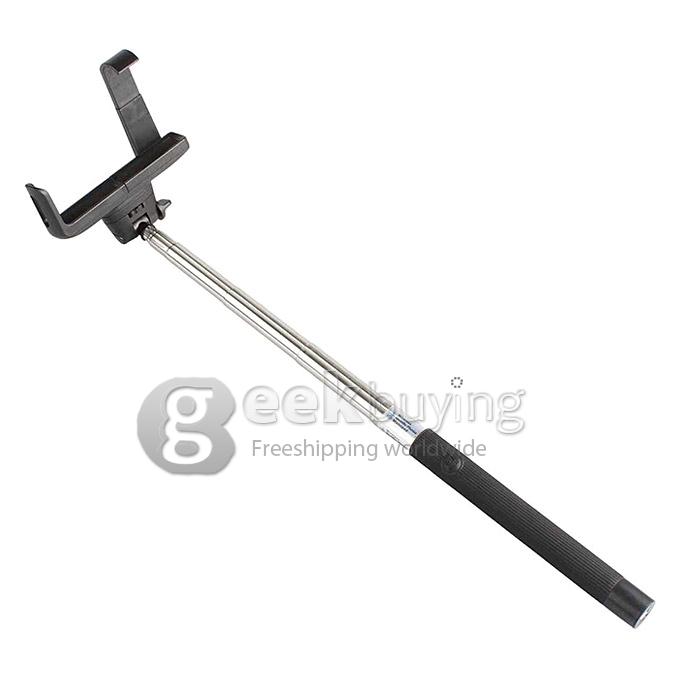 [Spain Stock] Wireless Bluetooth Monopod Remote Extendable Handheld Tripod Self Timer Camera holder - Black