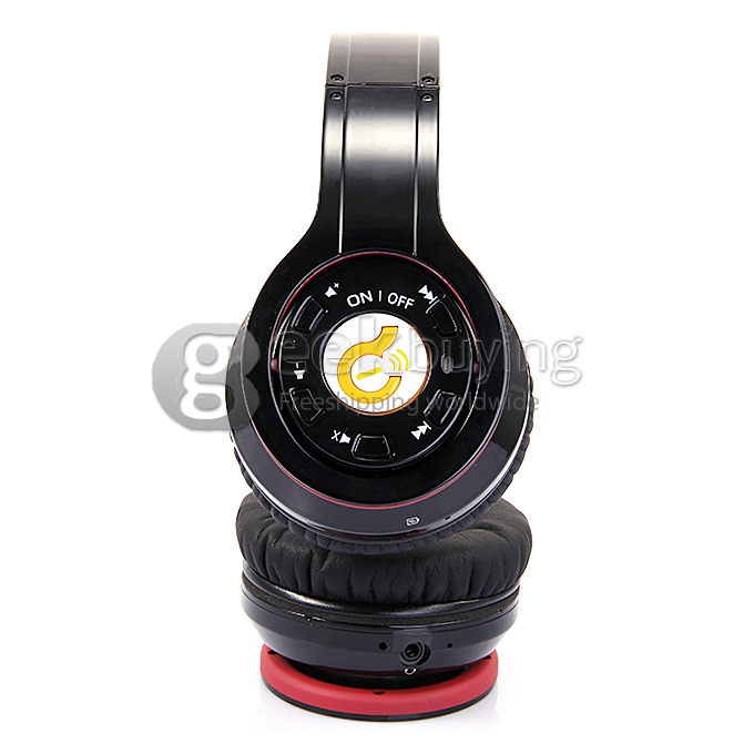 [HK Stock] Syllable G08 Folding Design Wireless Bluetooth V2.1 Stereo Headphones with Mic Black