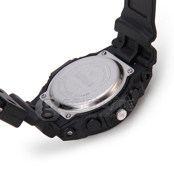 Skmei 0955 Dual Time Zone Children Outdoor Sports Multifunctional 30M Waterproof Wrist Watch - Black