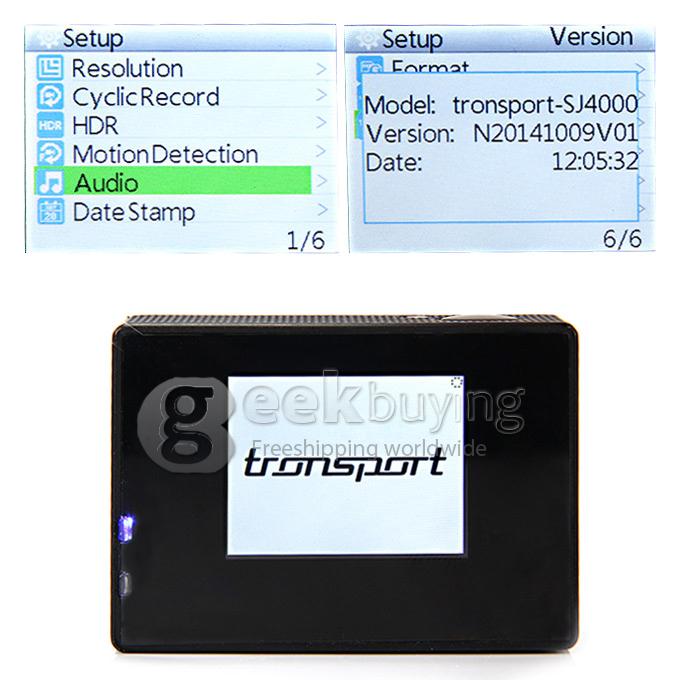 [Spain Stock]Tronsport Original SJ4000 Novatek 12MP 1080P Action Camera 1.5