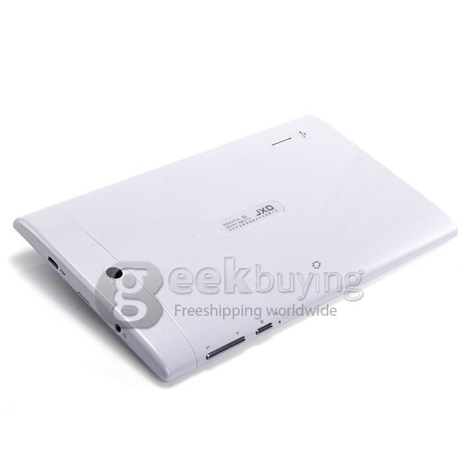 JXD P861H MTK8382 Quad Core 7 Inch Tablet PC Android 4.4 OS 1GB/8GB BT GPS FM 3G Call - White