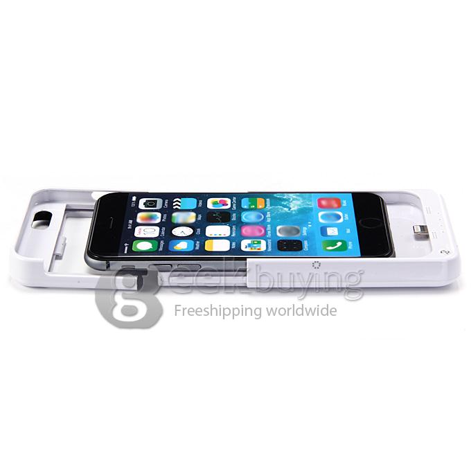 3200mAh External Power Bank Case Charger Battery Stand Backup for iPhone 6 4.7inch - White