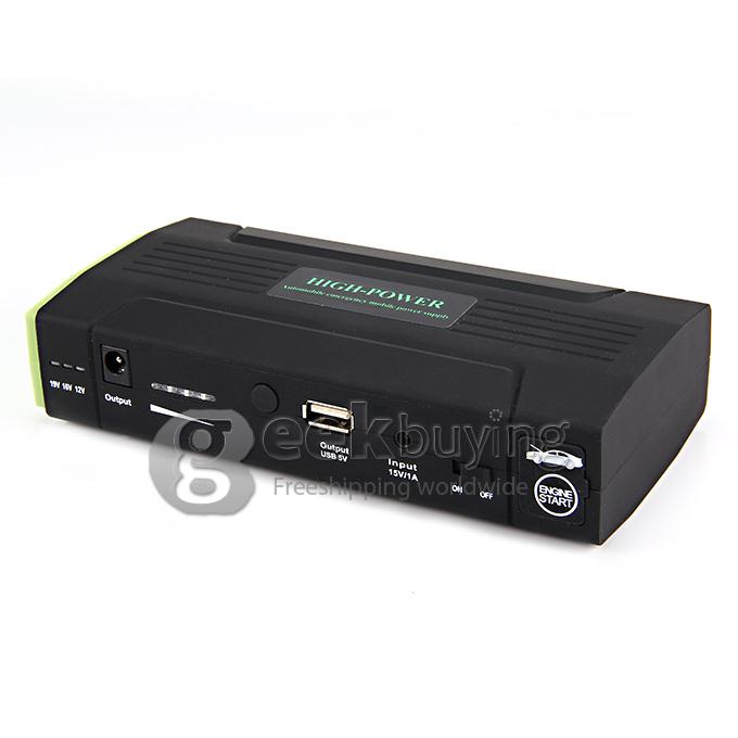 CS-02 16800mAh Multi-Function Car Battery Charger Emergency Car Jump Starter Power Bank - Black