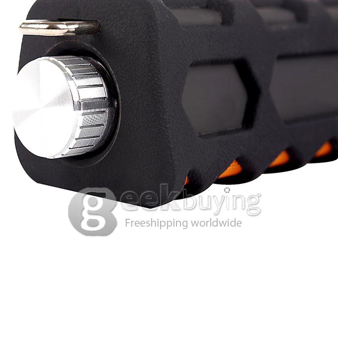 DC-932 Portable Outdoor Waterproof Shockproof Wireless Bluetooth Speaker with Mic for Mobile Phone Notebook MP3 - Black