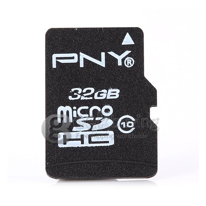 PNY Class 10 High Speed 32GB TF Card Micro SDHC SD TransFlash TF Memory Storage Card