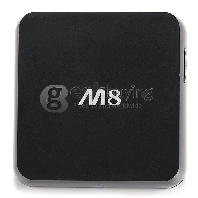 [Spain Stock] M8 Amlogic S802 Quad Core Cortex-A9 2.0Ghz Android 4.4 TV BOX 4K HDMI HDD Player Octa Core GPU 2.4G/5G WIFI XBMC Bluetooth - Black