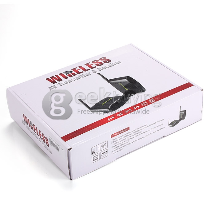 RAT-603 Fashion New 5.8GHz Wireless AV Audio Video Transmitter Receiver For DVD DVR CCD Camera IPTV TV