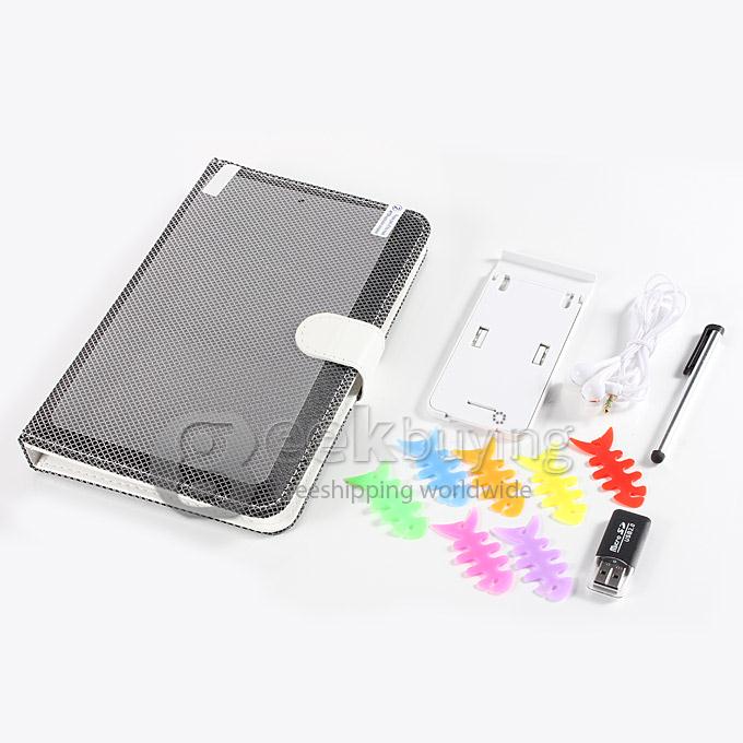 7 in 1 Special Accessories for KINGSING W8 Tablet PC with Protective Case/Earphone/Screen Protector