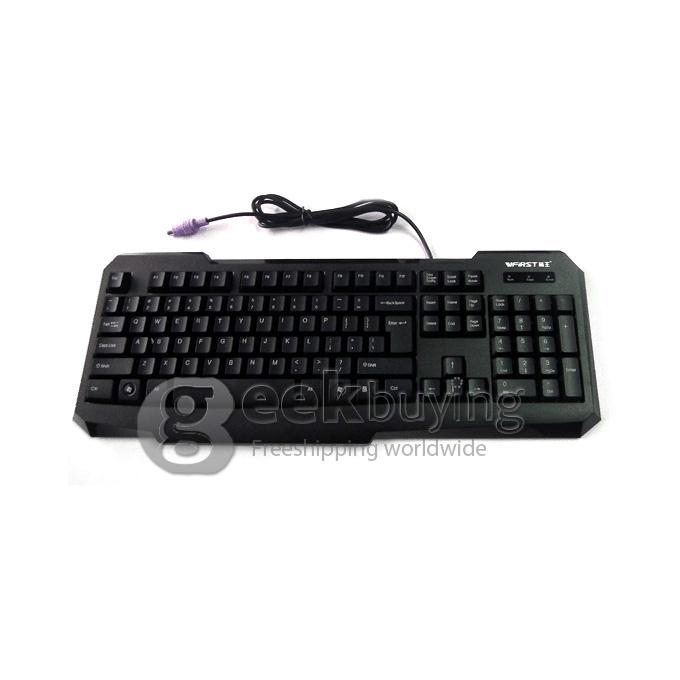 WFIRST G601-M Waterproof Comfort USB Wired Gaming Keyboard for Computer and Laptop