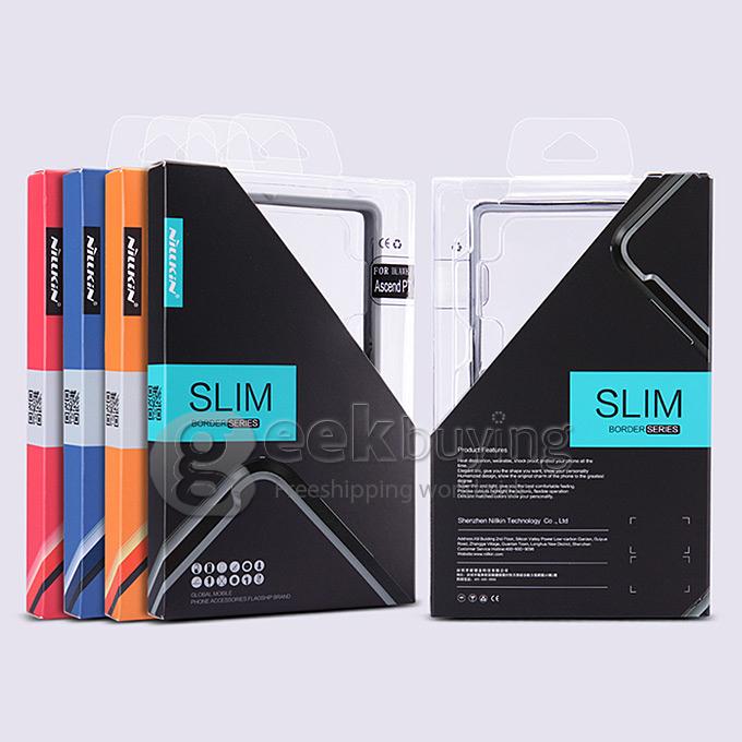 Nillkin Frame Series Protective Cover Shell Bumper PC+TPU Case for LG G3 - Black